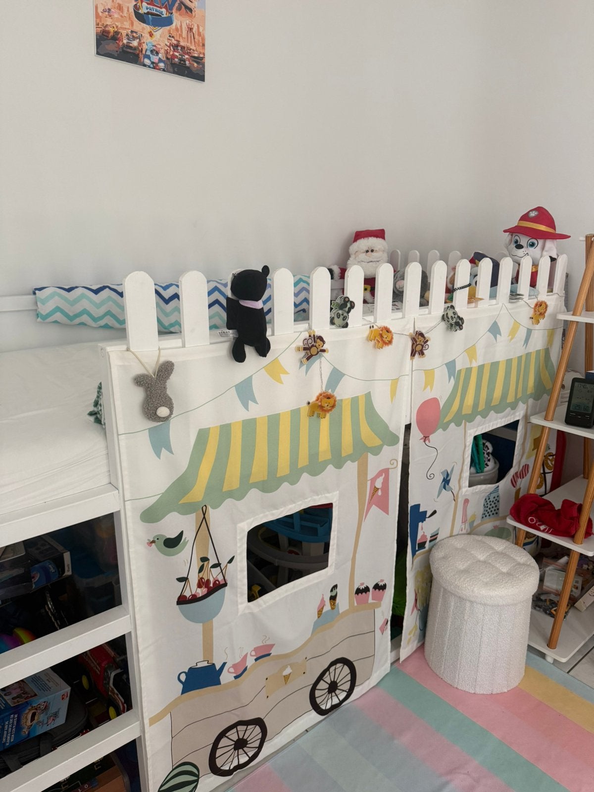 Kinder bed met extra trap, Kinderen en Baby's, Ophalen, Zo goed als nieuw, 180 cm of meer, 85 tot 100 cm