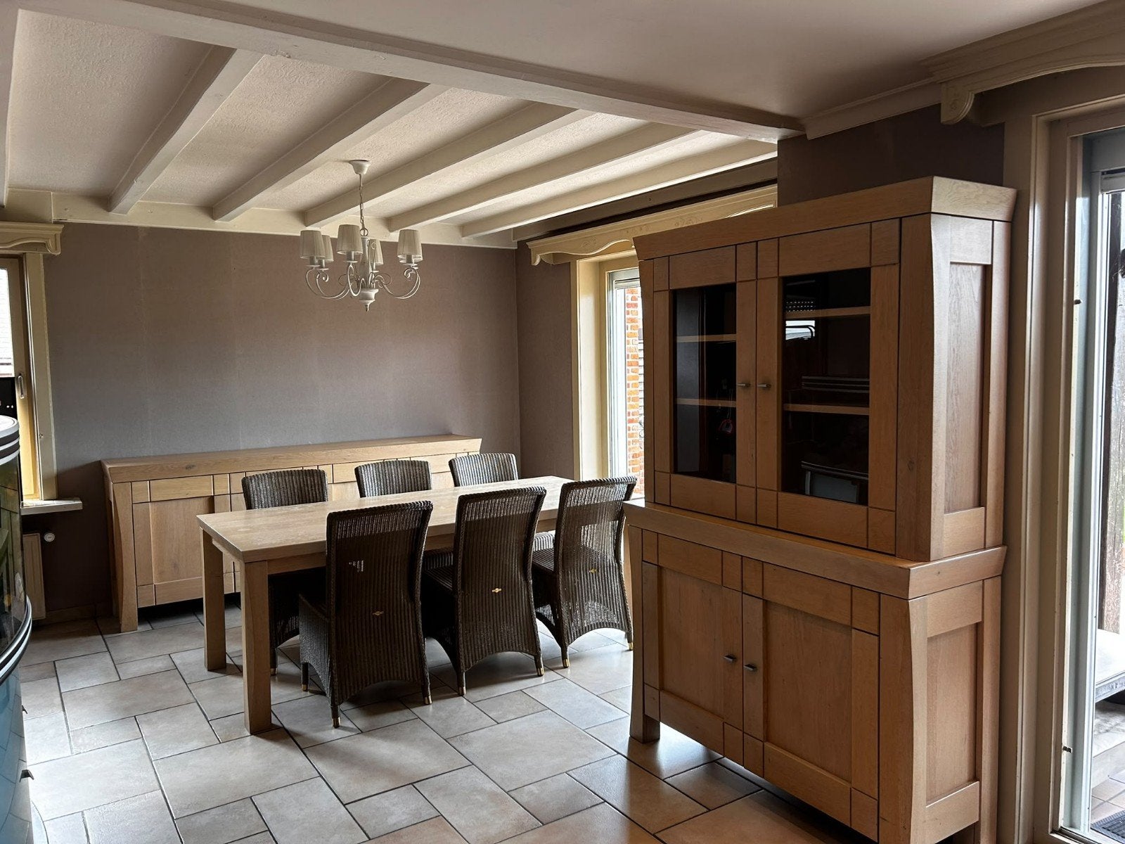 zware eetkamer meubels, Huis en Inrichting, Ophalen