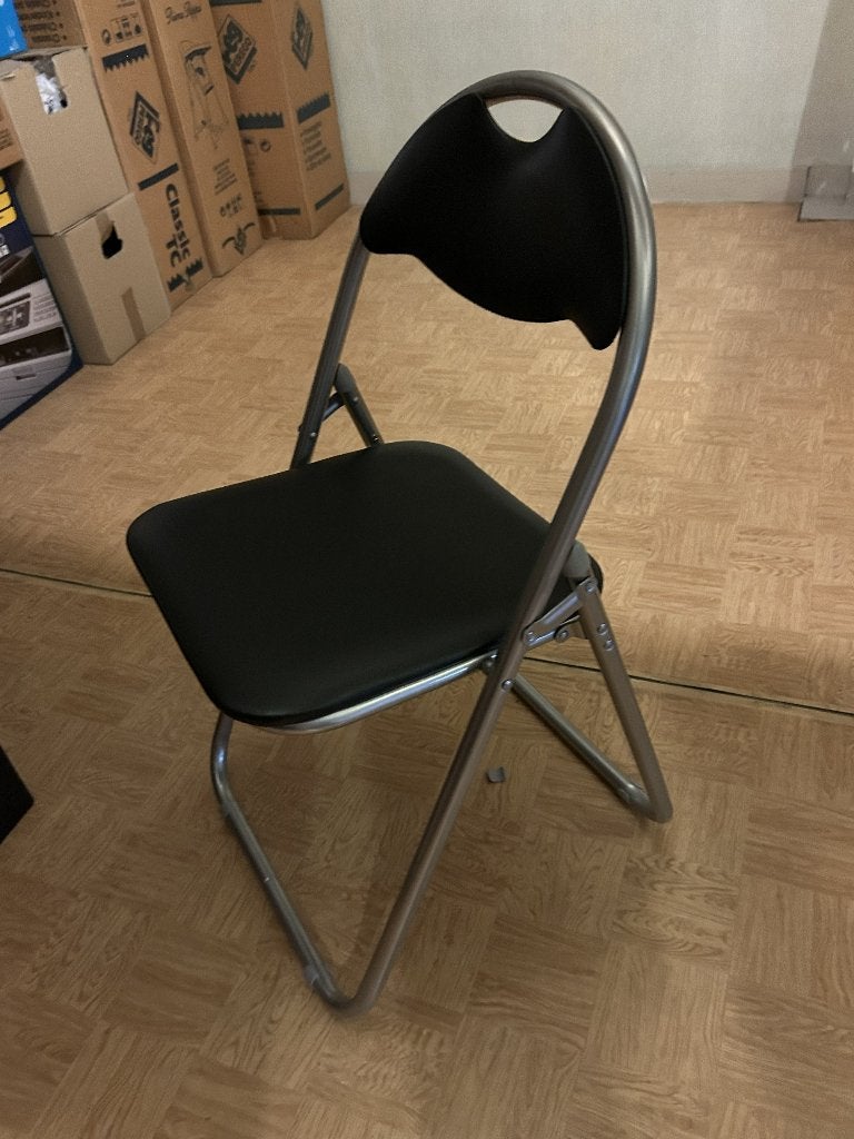 Opvouwbare bijzet Stoelen, Huis en Inrichting, Stoelen, Ophalen, Zwart, Standaard - modern, Zo goed als nieuw