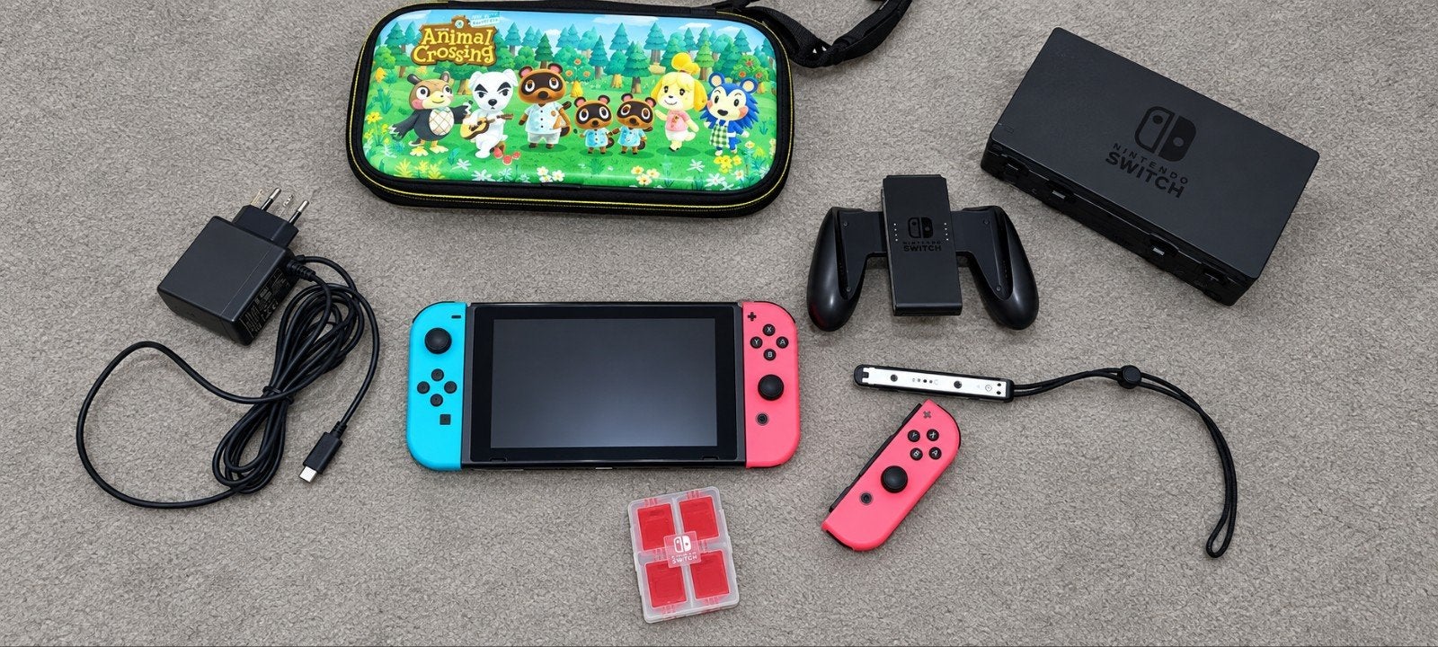 Nintendo Switch bundel compleet met games accessoires, Games en Spelcomputers, Ophalen of Verzenden, Zo goed als nieuw, Met 3 controllers of meer