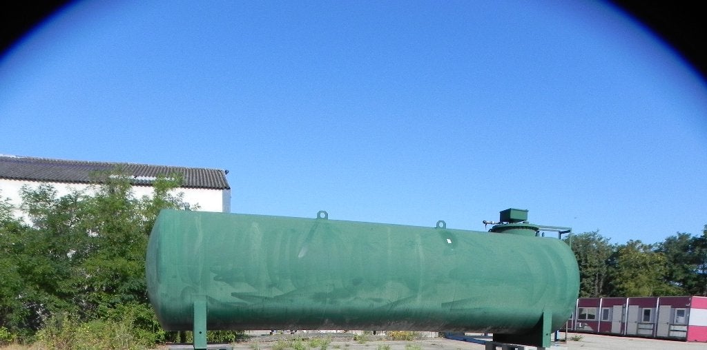 Diesel tank 12000L, Ophalen, Bulldozer