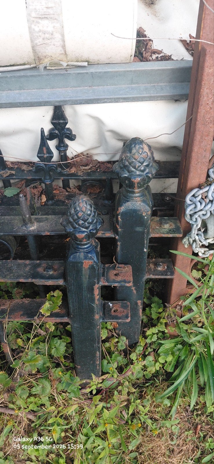 zwaar rustiek smeedwerk, Tuin en Terras, Ophalen, IJzer, Sierhekwerk