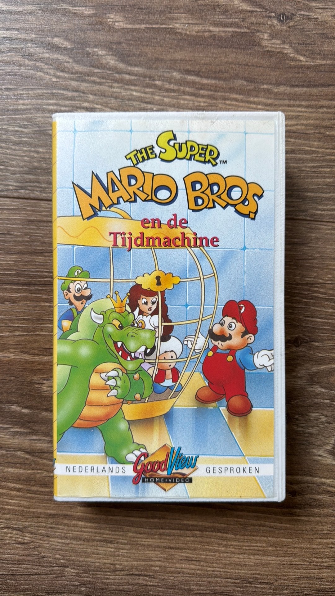 The super mariobros en de tijdmachine VHS-band, CD & DVD, VHS | Enfants & Jeunesse, Enlèvement ou Envoi, Comme neuf
