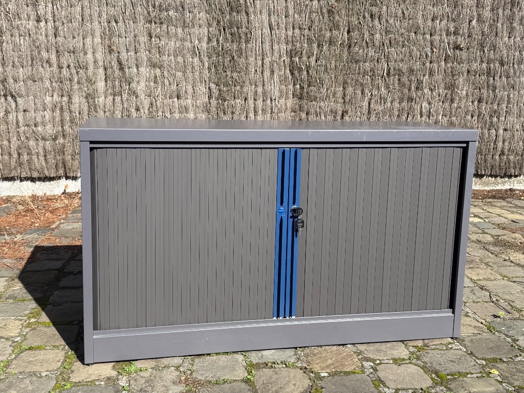 Armoire à rideaux metallique de bureau 120x48.5x70cm, Articles professionnels, Enlèvement