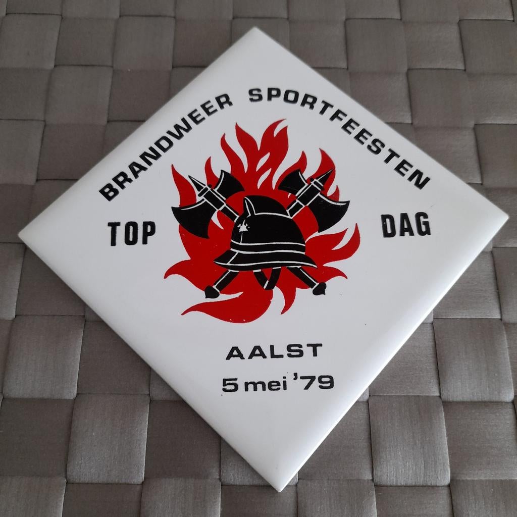Tegel Brandweer Sportfeesten Aalst 5 mei '79., Ophalen of Verzenden