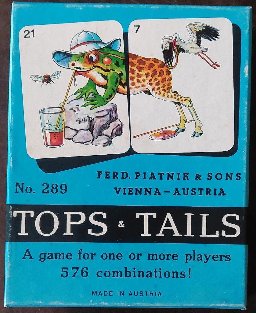 Jeu de cartes Tops and Tails, Verzamelen, Ophalen of Verzenden, Zo goed als nieuw