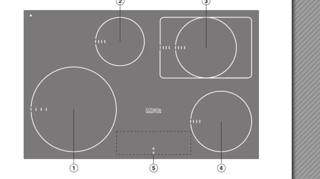 Inductiekookplaat Miele 4 zones 80cm, Elektronische apparatuur, Kookplaten, Ophalen, Gebruikt, 4 kookzones, Inbouw