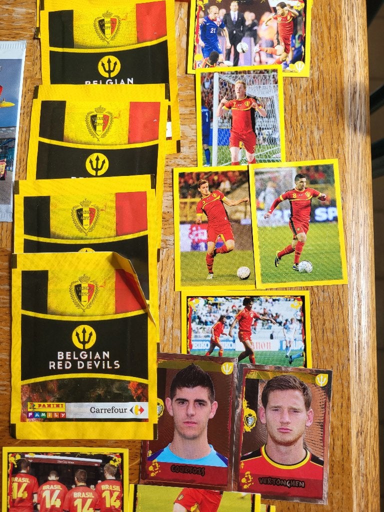 Coupe du monde Panini Red Devils 2014, Collections, Enlèvement ou Envoi, Comme neuf, Affiche, Image ou Autocollant