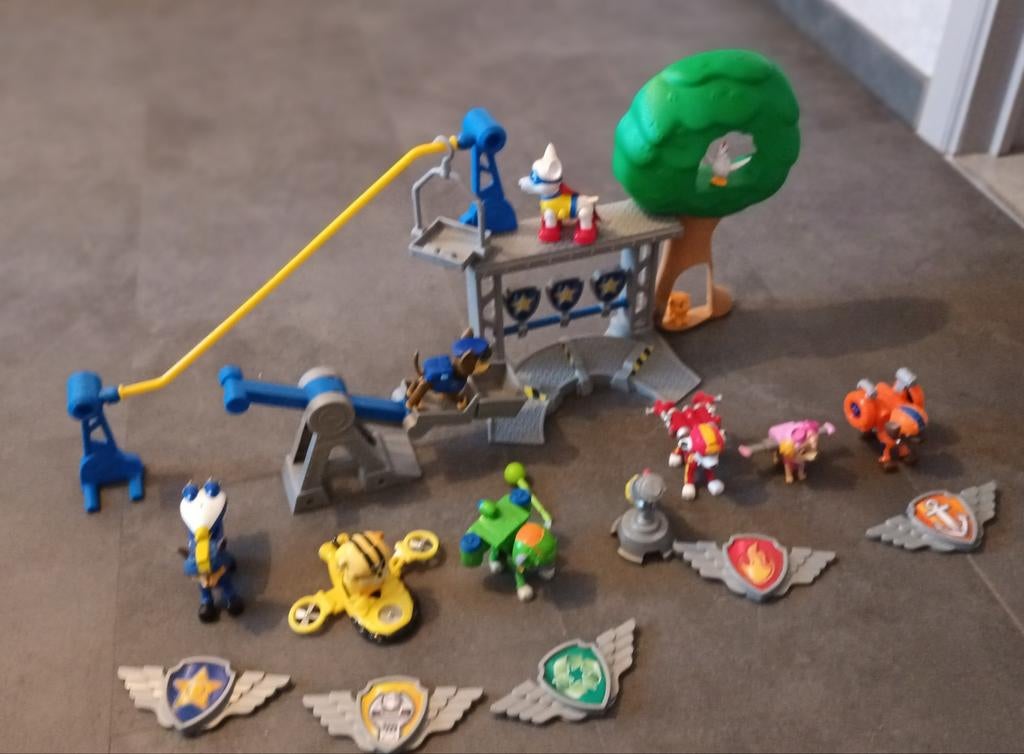 Paw patrol met vliegbrevetten, Ophalen