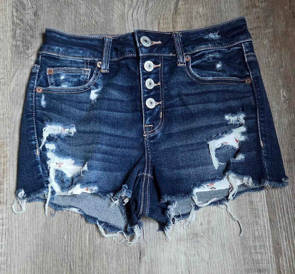 American Eagle shortje, Ophalen of Verzenden, Zo goed als nieuw, Blauw, W27 (confectie 34) of kleiner
