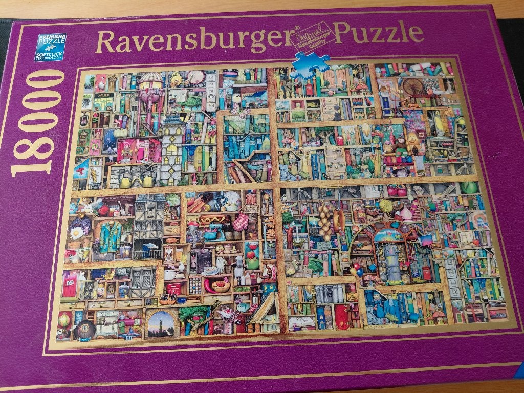 Puzzel 18000 stukjes, Hobby en Vrije tijd, Ophalen, Meer dan 1500 stukjes, Zo goed als nieuw, Legpuzzel