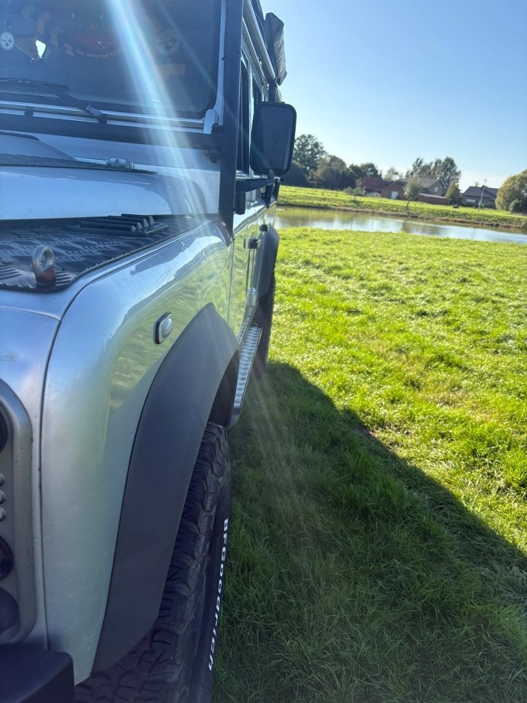 Defender 110 TD4 2.4 Diesel Lichte Vracht, Auto's, Stof, Zwart, 4 cilinders, Defender