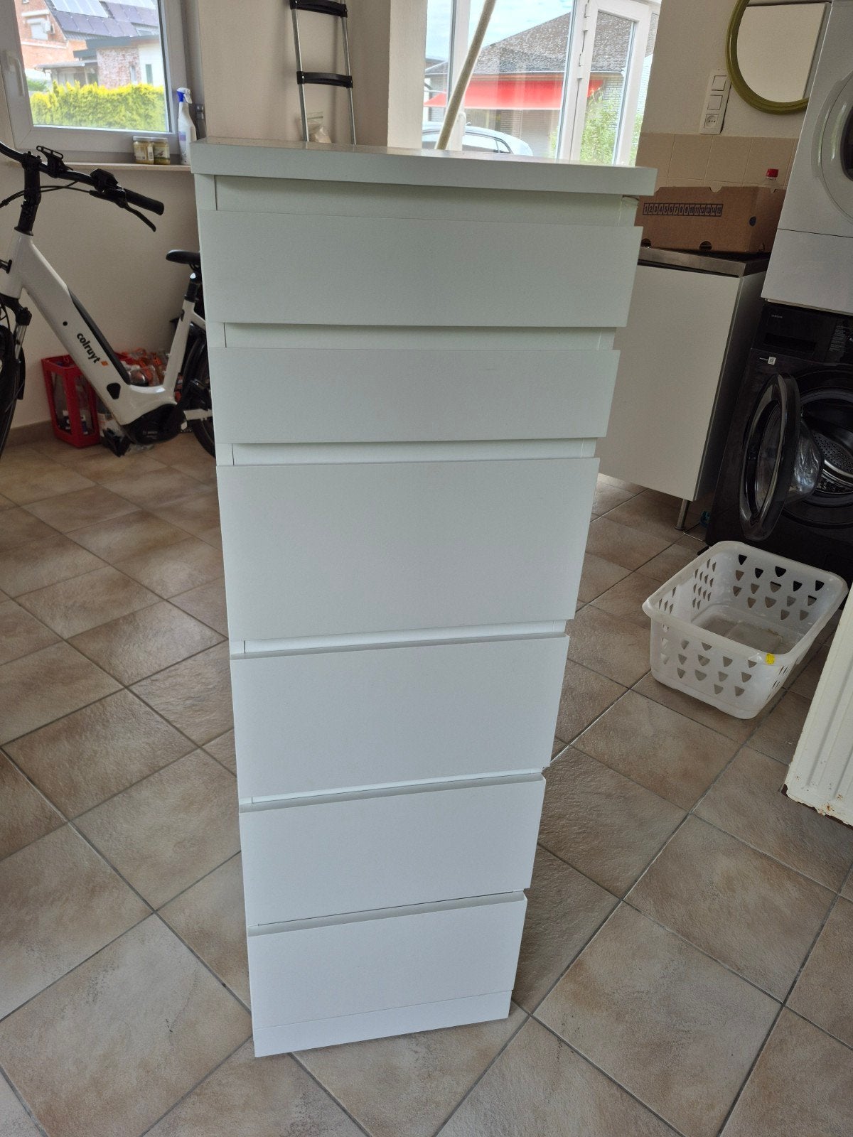 IKEA MALM Ladekast met 6 laden en spiegel / make-up vak, Ophalen