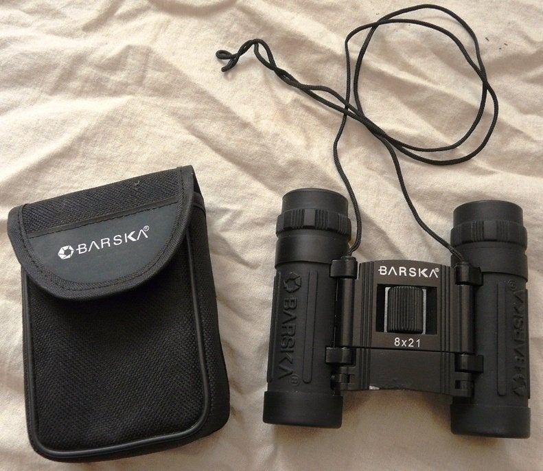 Verrekijker / Binocular, Compact, Barska, Lucid, View 8x21., Audio, Tv en Foto, Ophalen of Verzenden, Gebruikt, Porro (met knik)