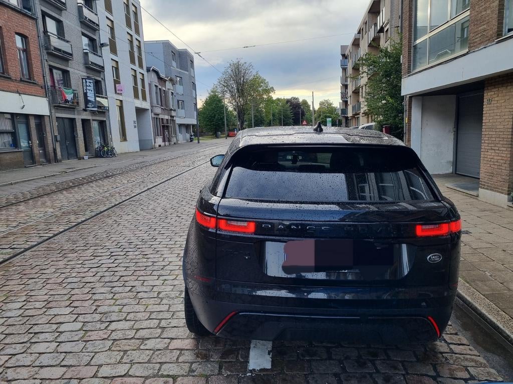 range rover velar 2.0 s mild hybrid.zwart ., Auto's, Land Rover, Trekhaak, Zwart, Zwart, Leder