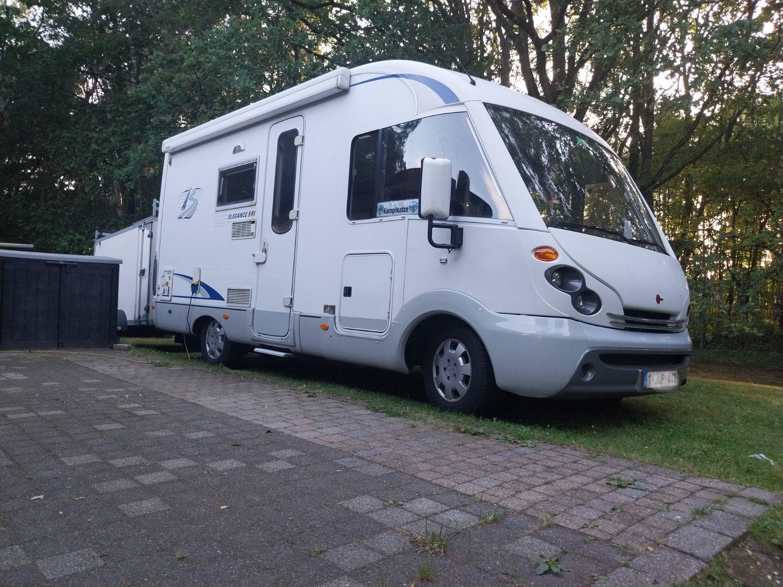 Mobil-home intégral Burstner 2006., Caravanes & Camping, Télévision, Fiat, Particulier, LPG