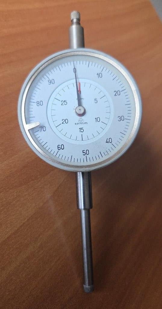 Comparateur à cadran de précision 0,01 mm – Course 30 mm, Bricolage & Construction, Enlèvement ou Envoi, Utilisé, Distance