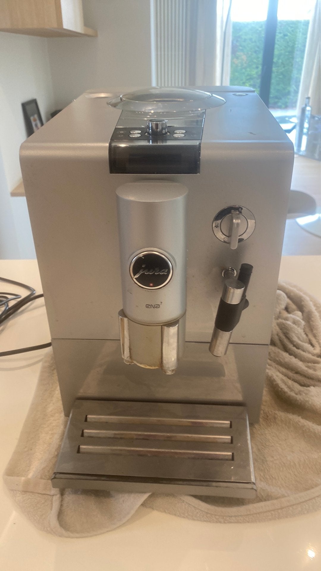Te koop voor vervangstukken - jura ENA7, Elektronische apparatuur, Ophalen, Koffiemachine, Koffiebonen, Niet werkend