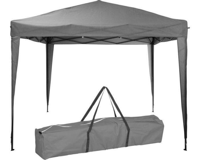 Partytent Plus - 3x3m - Versterkt frame - Grijs -, Tente de réception, Pliable, Moins de 4 mètres, Comme neuf