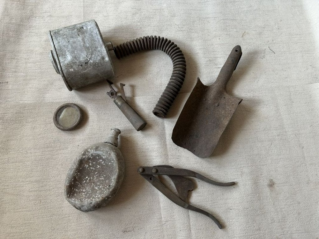 ABBL relics wo2, Verzamelen, Ophalen of Verzenden, Landmacht, Hulzen of Bodemvondsten