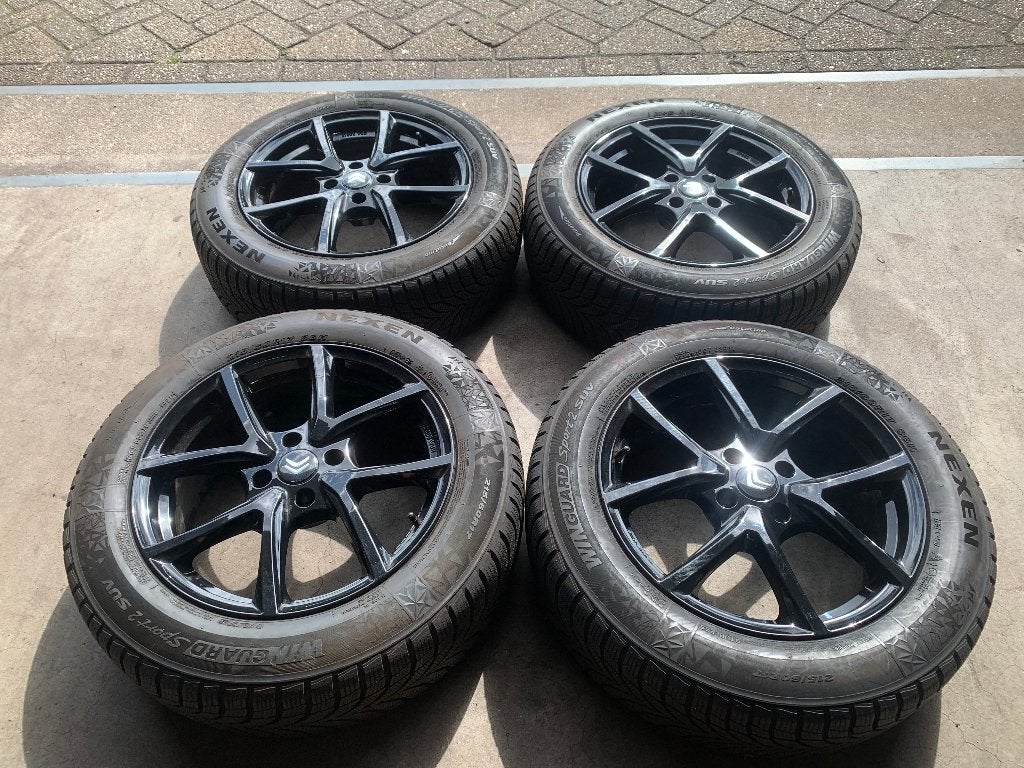 JANTES PEUGEOT CITROËN C3 AIRCROSS C4 + PNEUS 215 60 R17, Enlèvement ou Envoi