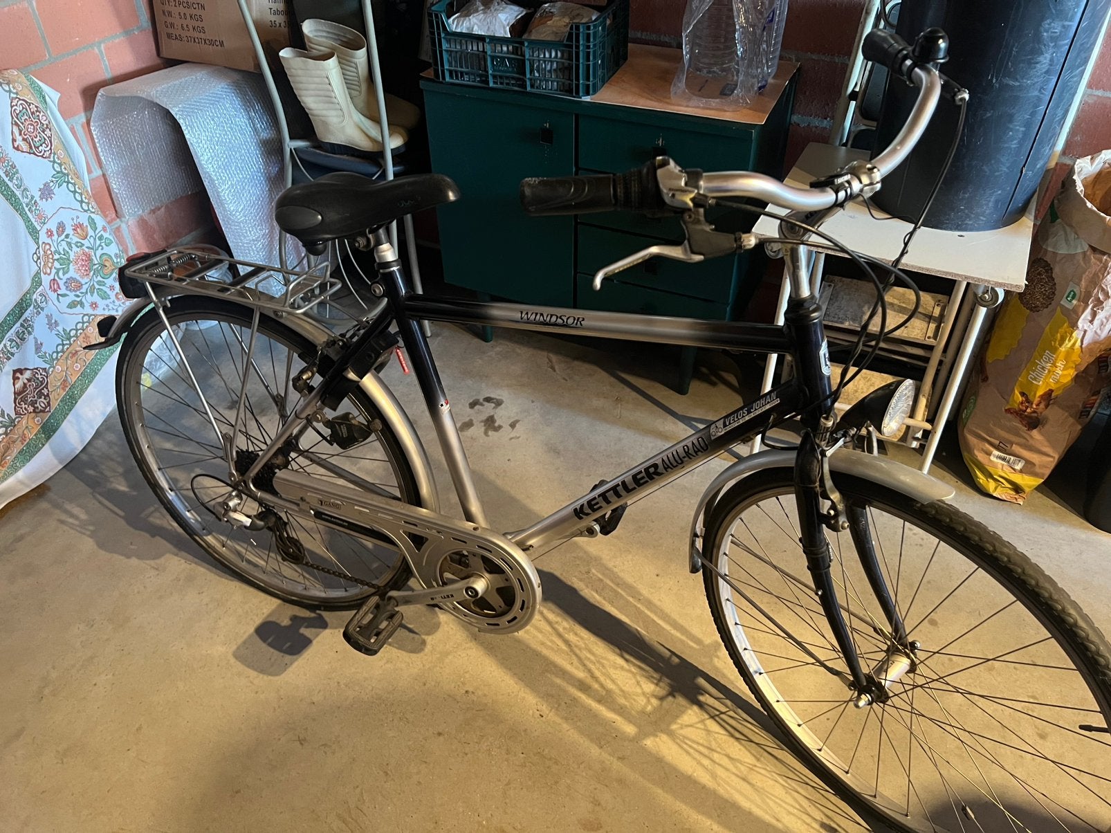 Herenfiets Kettler, Ophalen