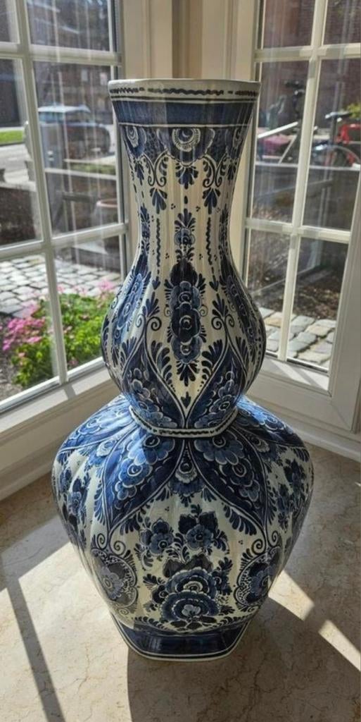 Grote Delft vaas 65cm, Ophalen