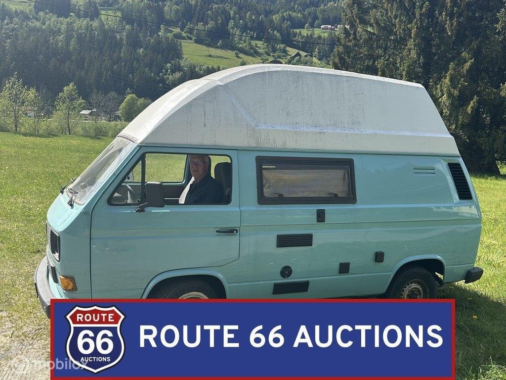 Volkswagen T3 Camper | 1981 | Route 66 Auctions, Autos, Oldtimers & Ancêtres, Achat, Entreprise, Autre carrosserie, Essence