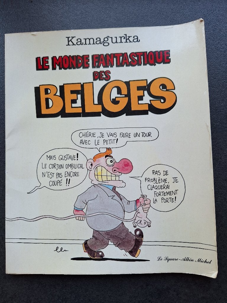 Le monde fantastique des belges - Kamagurka 1981, Enlèvement, Utilisé, Kamagurka, Cartoons ou Dessins humoristiques