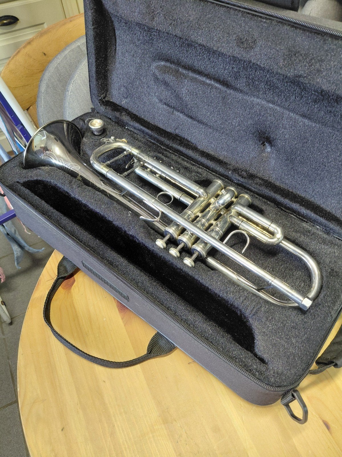 trompet  thomann, vernikkeld, Musique & Instruments, Enlèvement