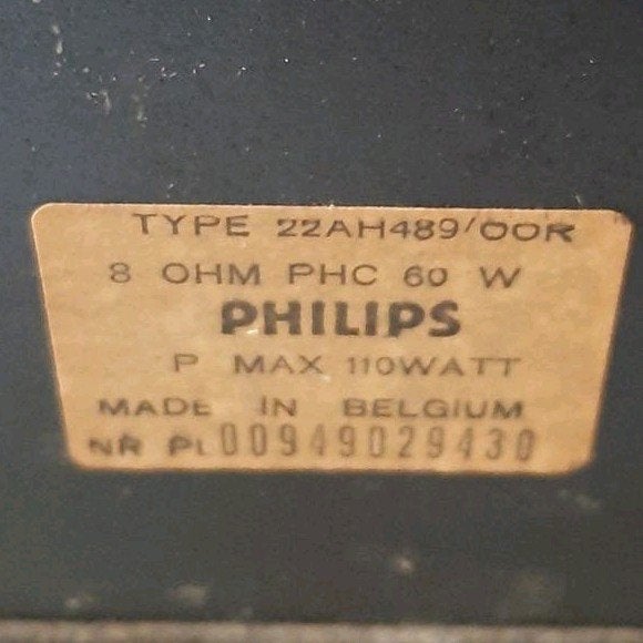 💥Philips 22AH489 luidsprekers, 8-inch woofer, 110W,, Ophalen of Verzenden, Philips