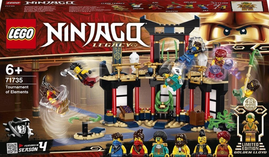 Lego Ninjago 71735 Tournament of Elements, Lego, Nieuw, Ophalen of Verzenden, Compleet