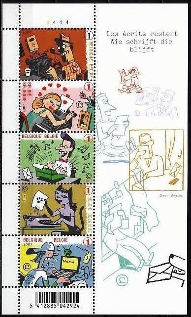 1 blok BL148 wie schrijft die blijft, Frankeerzegel, Ophalen of Verzenden, Zonder stempel, Postfris