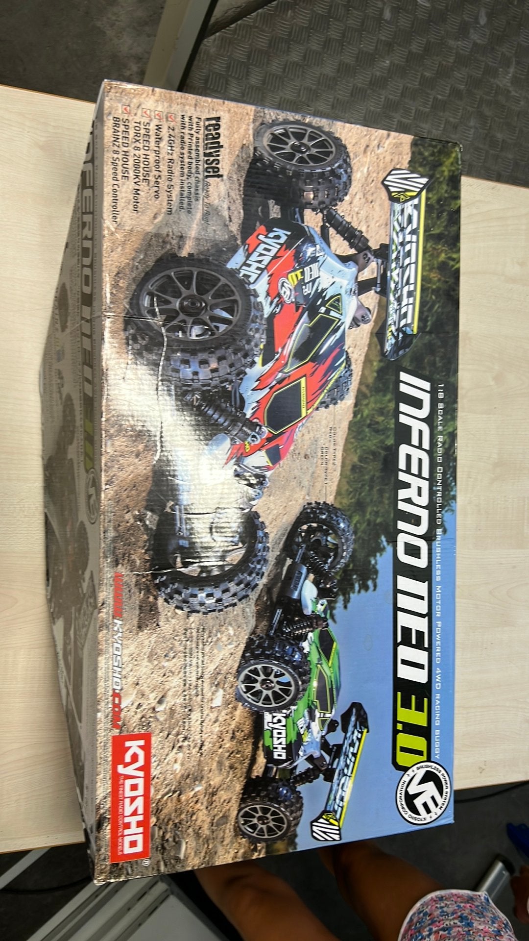 Inferno neo 3.0 kyosho elektro RTR scale 1/8, Hobby & Loisirs créatifs, Modélisme | Radiocommandé & Téléguidé | Voitures, Échelle 1:8