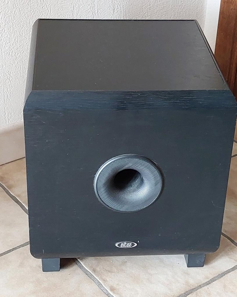 ELTAX caisson de basses Atomic A-8.2, TV, Hi-fi & Vidéo, Enceintes, Enlèvement ou Envoi, Comme neuf, 120 watts ou plus, Subwoofer