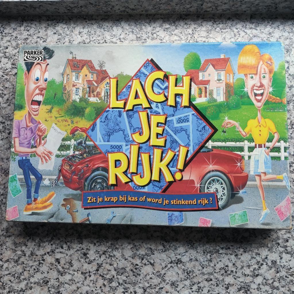Lach je rijk, Hobby en Vrije tijd, Ophalen, Zo goed als nieuw, Parker