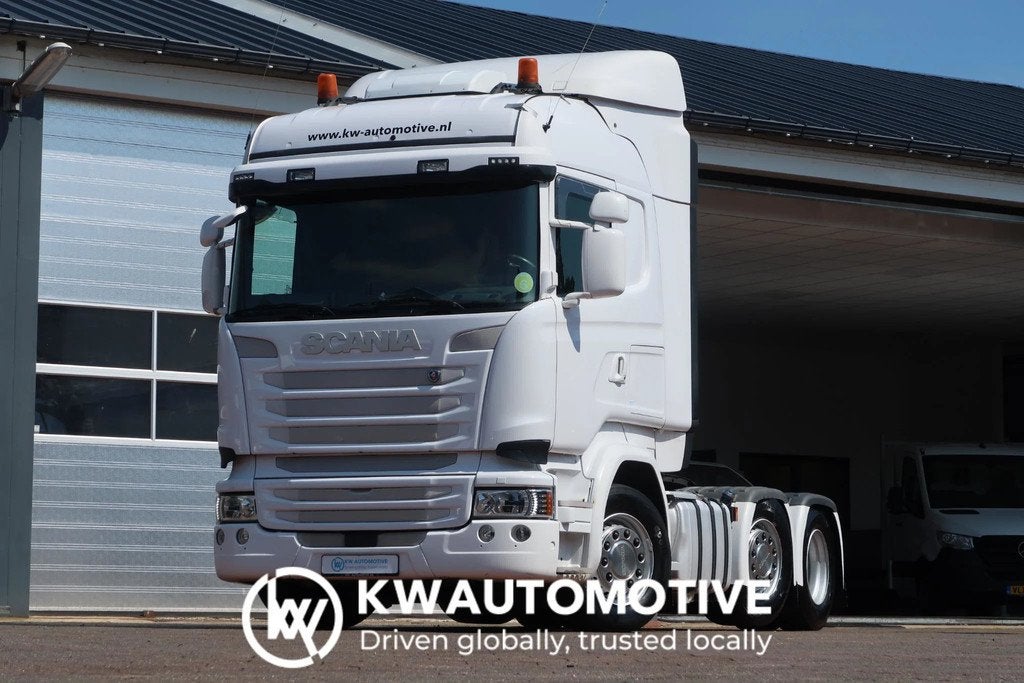 Scania R490 6X2/ FULL AIR/ RETARDER/ HYDRAULICS/ PARK AIRCO, Euro 6, Diesel, 360 kW, Blanc