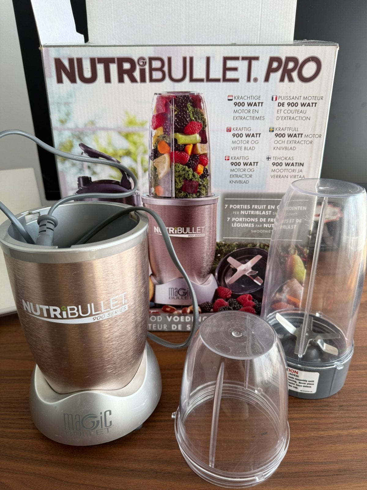 Nutribullet pro, Electroménager, Mélangeurs, Enlèvement ou Envoi, Comme neuf, Mélangeur