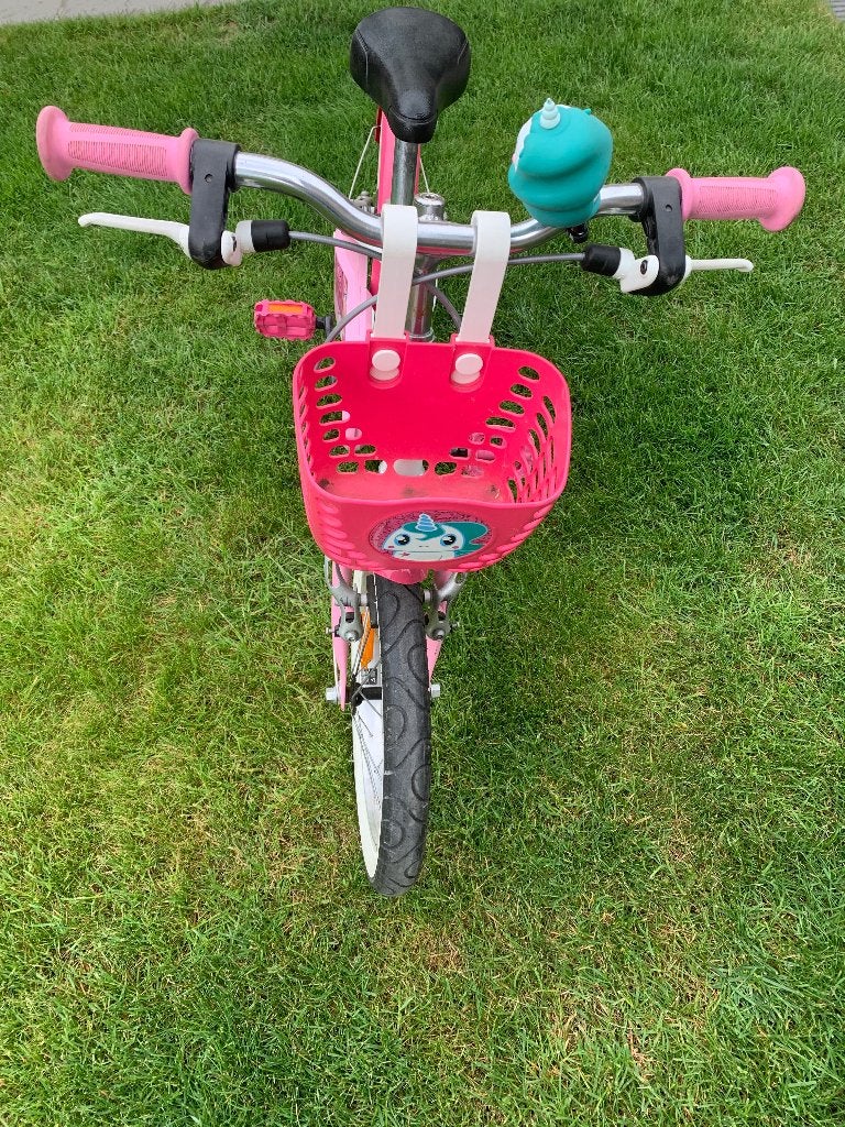 Meisjes fiets btwin doctor girl 16 inch, Fietsen en Brommers, Fietsen | Meisjes, Ophalen, Zo goed als nieuw, 16 inch