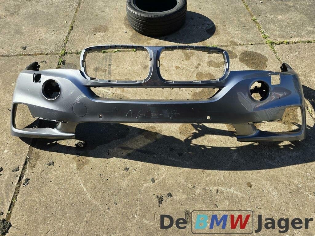 Voorbumper grijs BMW X5 F15 51117378602, Gebruikt, Voor, Ophalen of Verzenden, Bumper