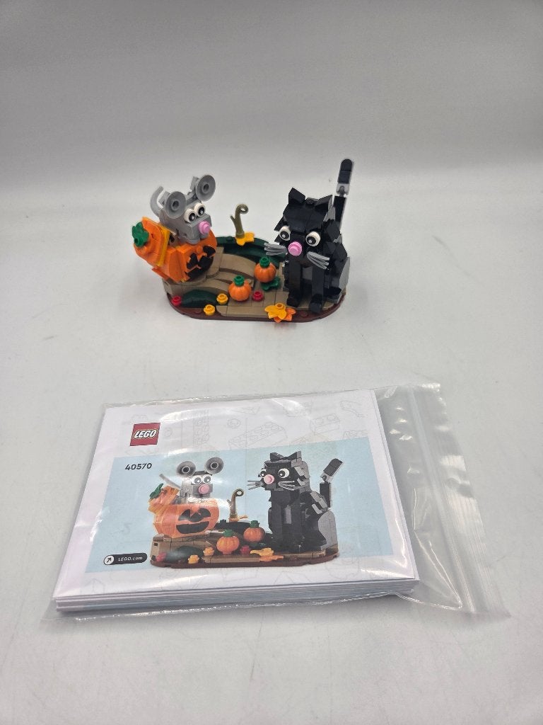 Lego Halloween 40570 Halloween Cat & Mouse, Lego, Ophalen of Verzenden, Zo goed als nieuw, Compleet