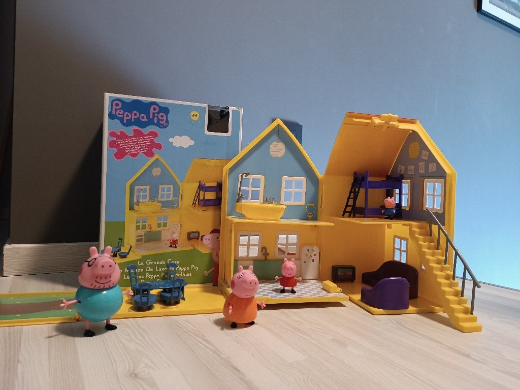 Peppa big: huis, school en auto, Enfants & Bébés, Enlèvement ou Envoi, Utilisé