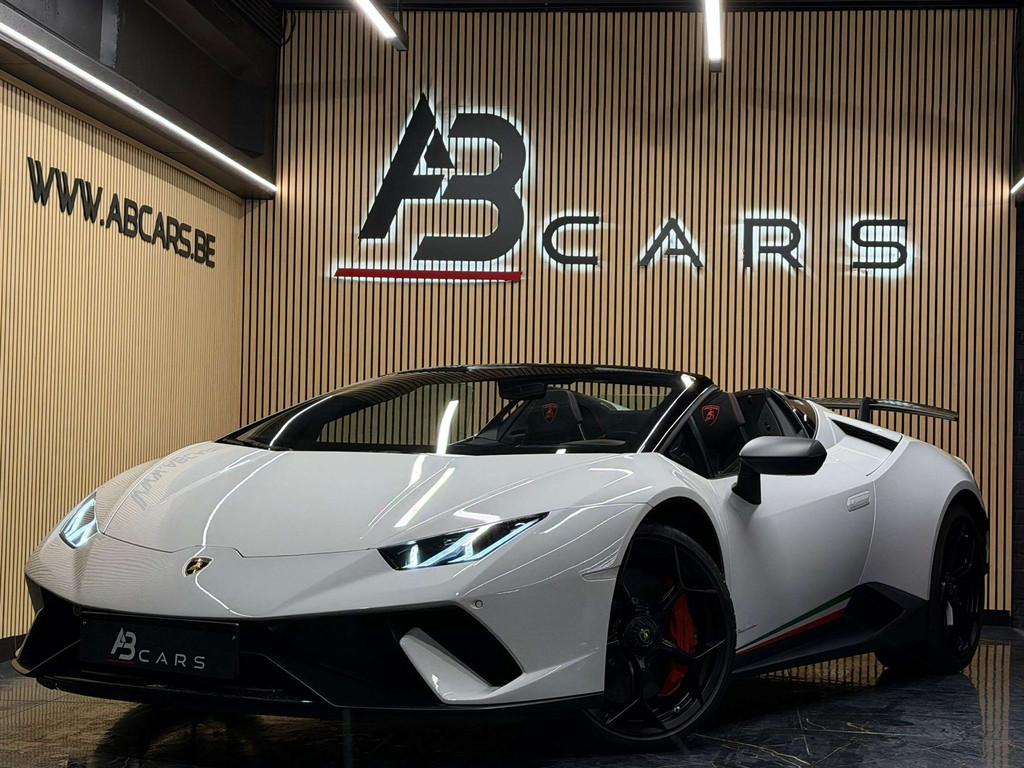 Lamborghini Huracan * PERFORMANTE * Spyder 5.2i V10 40v LP61, Auto's, Lamborghini, Automaat, 5204 cc, Cabriolet, Alcantara