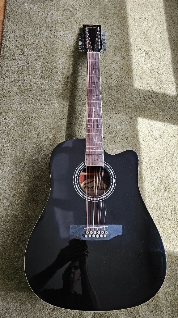 12-string akoestische gitaar Red Hill, Muziek en Instrumenten, Ophalen, Zo goed als nieuw, Western- of Steelstringgitaar, Met (piezo-)element