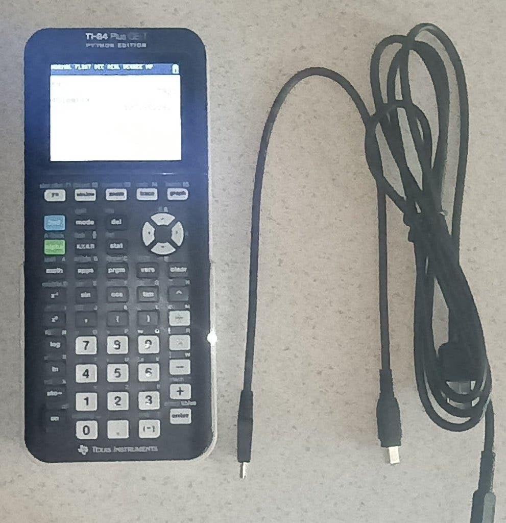 Grafische Rekenmachine TI-84 Plus CE-T Python Edition, Ophalen of Verzenden, Grafische rekenmachine, Zo goed als nieuw