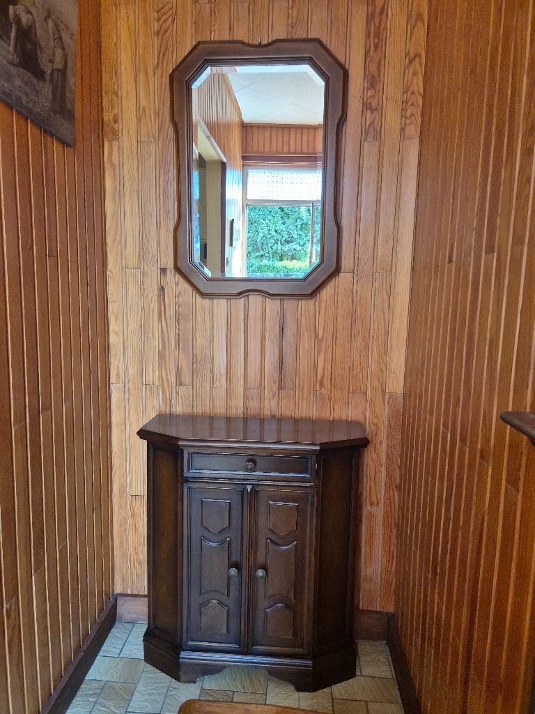 Armoire d'entrée avec miroir, Maison & Meubles, 25 à 50 cm, Moins de 150 cm, Comme neuf, Enlèvement