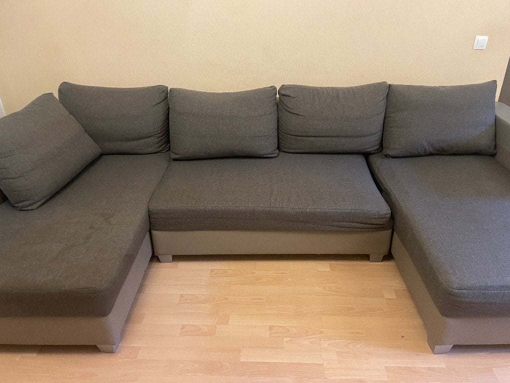 Zetel u vorm, Huis en Inrichting, Ophalen, Gebruikt, 100 tot 125 cm, 300 cm of meer