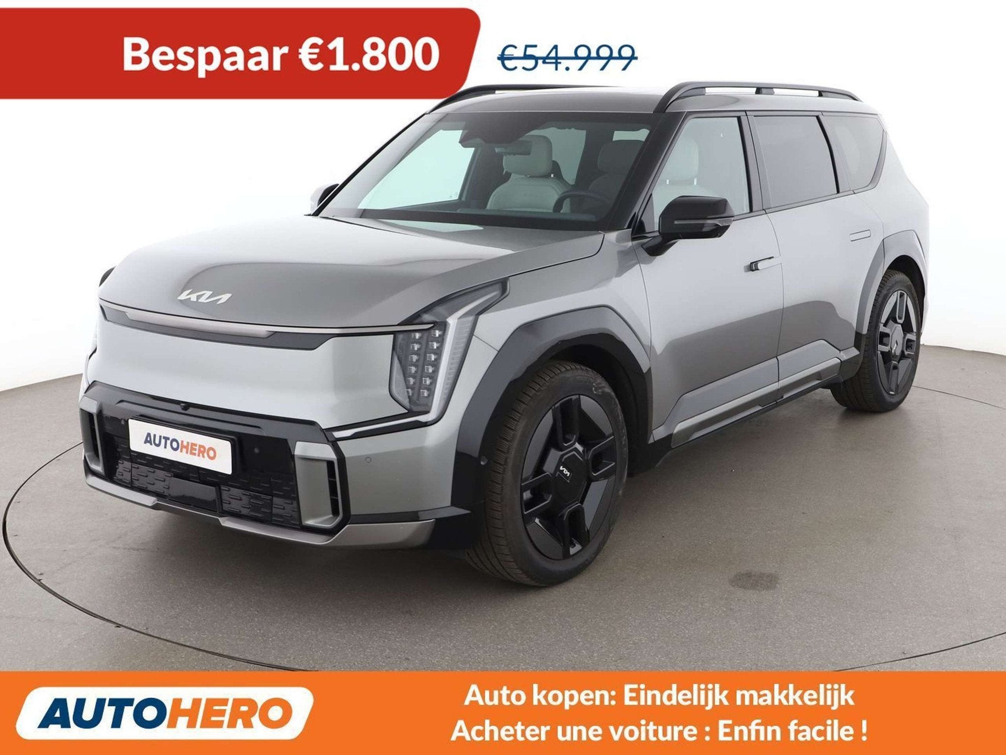 Kia EV9 electric drive 283 kW GT Line Launch Edition 4WD, Autos, Argent ou Gris, EV9, Noir, 5 portes