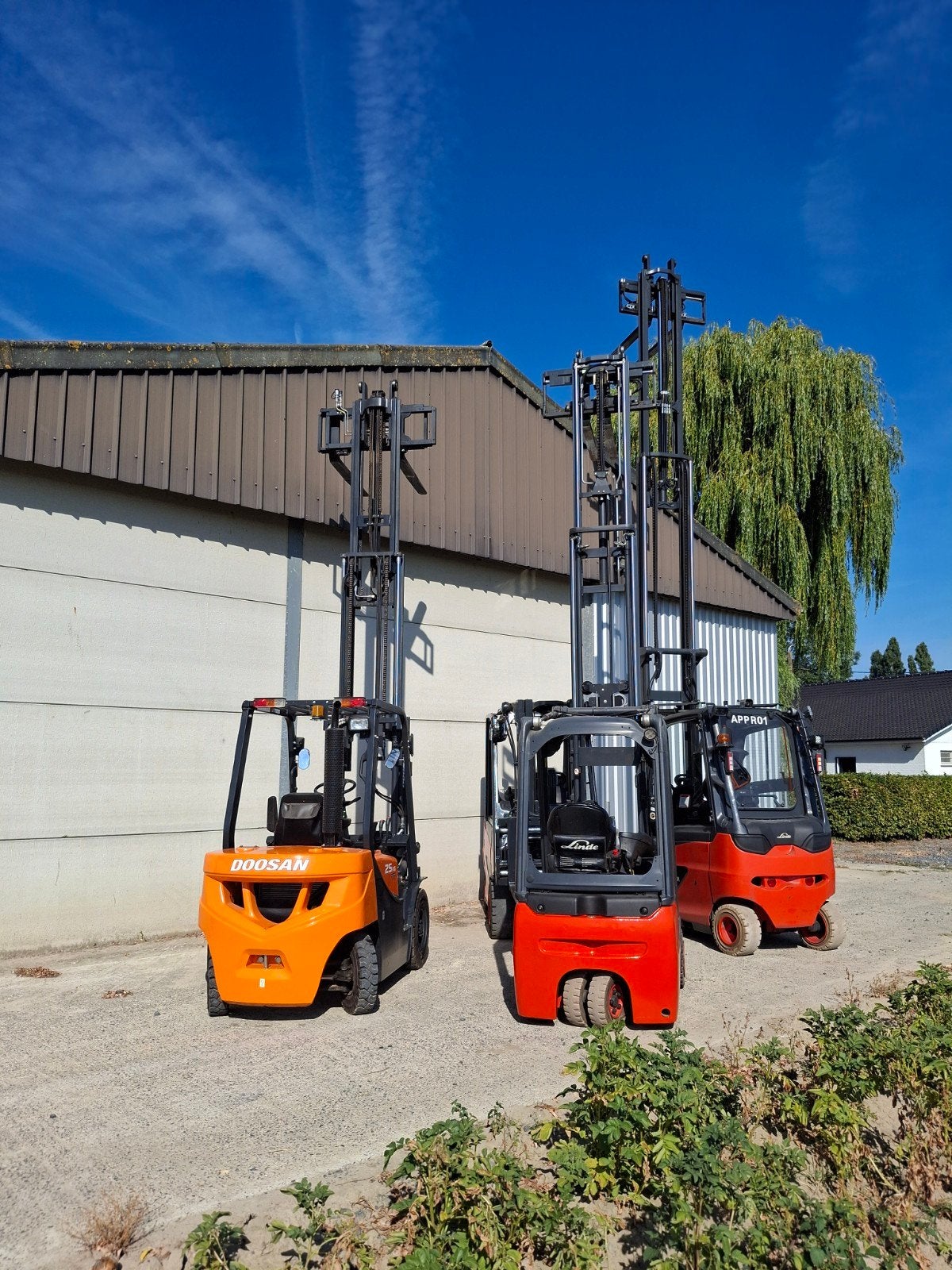 Heftruck diesel, Doosan triplex, Ophalen, Doos, Vergel105@hotmail.com