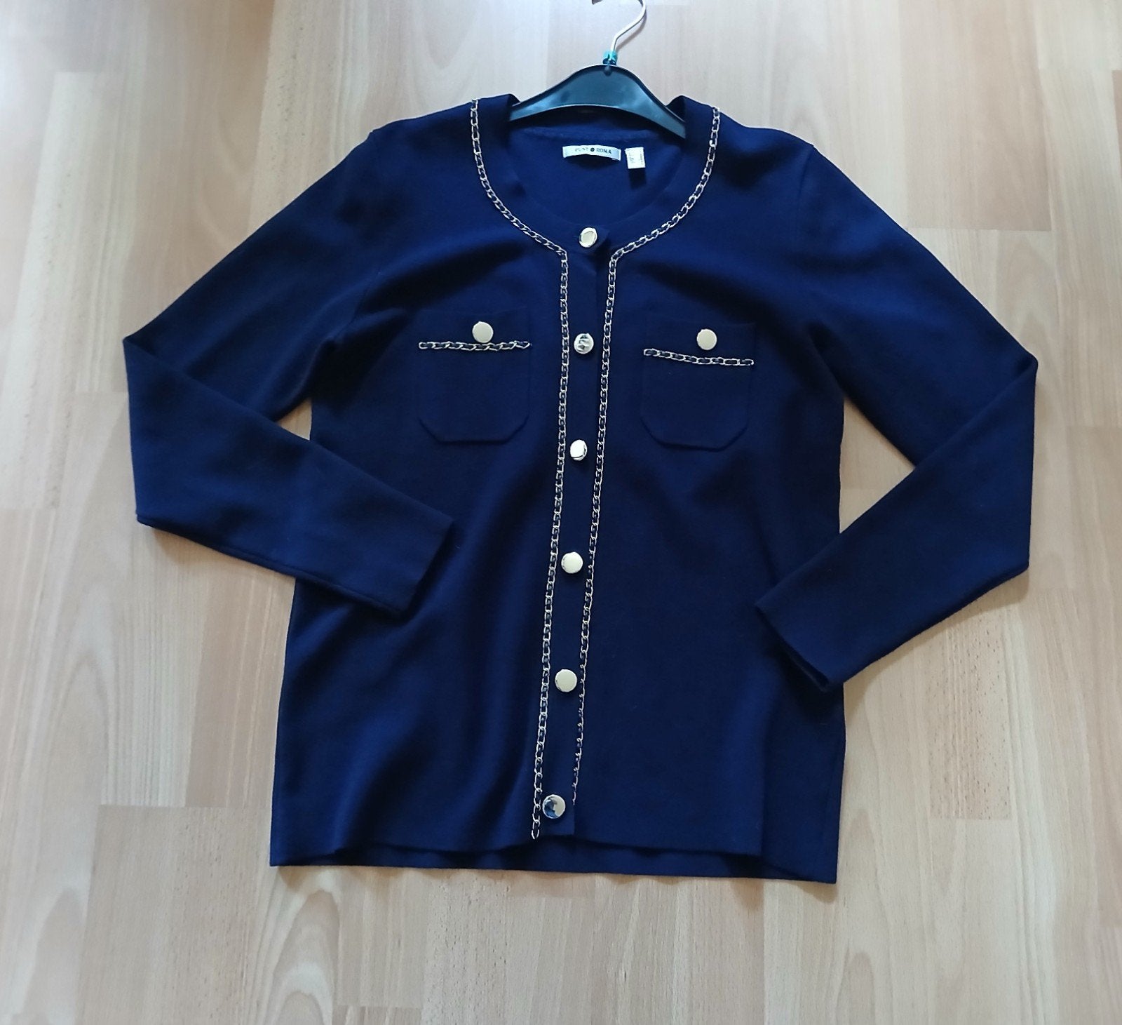 Nouveau gilet à Punta do Roma, Neuf, Taille 38/40 (M), Punt o Roma, Bleu